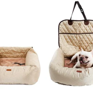 2-In-1 Pet Travel Bed: Portable And Versatile Dog Carrier And Car Seat by Dog Hugs Cat